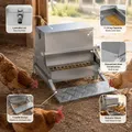Mangeoire automatique à pédale en acier galvanisé sans gaspillage – 4