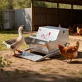 Mangeoire automatique à pédale en acier galvanisé sans gaspillage – 6