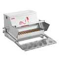 Mangeoire automatique à pédale en acier galvanisé sans gaspillage – 7
