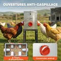 Mangeoire automatique pour poulet 27 L réglable en hauteur – 5