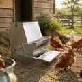 Mangeoire automatique pour volaille 18,14 kg avec couvercle – 1