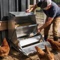 Mangeoire automatique pour volaille 18,14 kg avec couvercle – 2