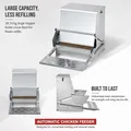 Mangeoire automatique pour volaille 18,14 kg avec couvercle – 3
