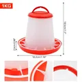 Mangeoire automatique pour volailles 1 à 9 kg – Couleur 1Kg