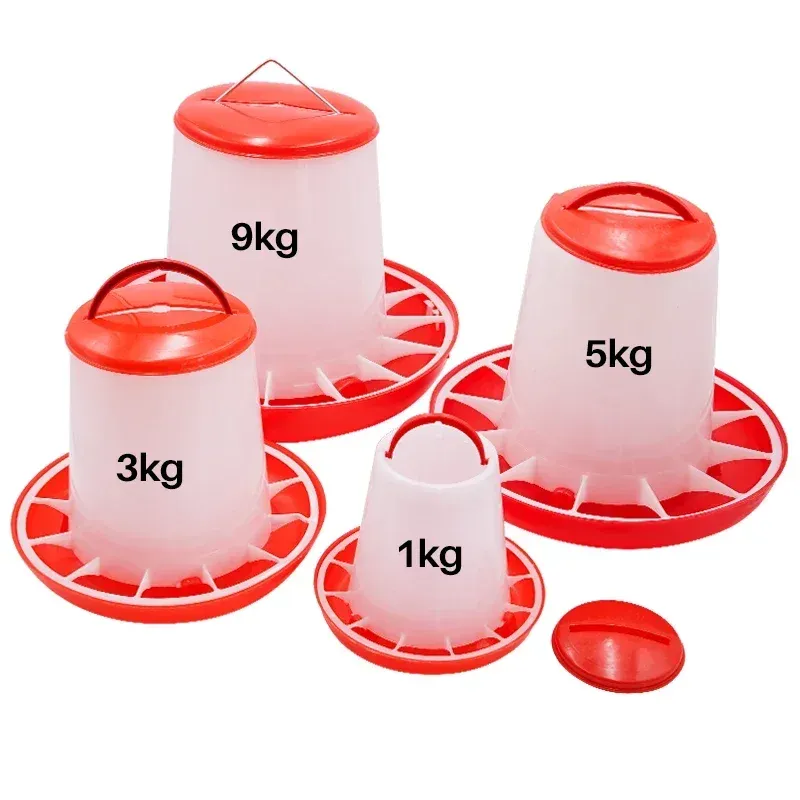 Mangeoire automatique pour volailles 1 à 9 kg