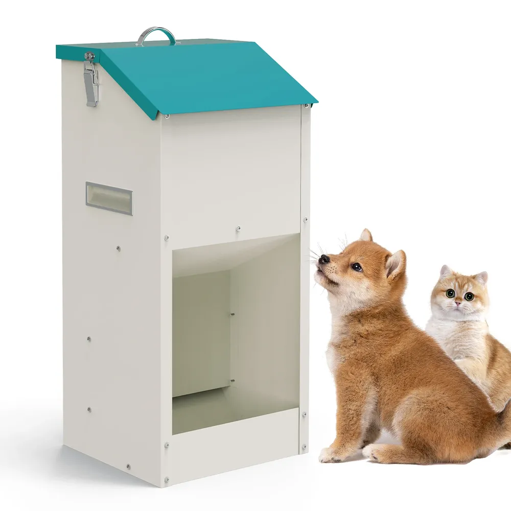 Mangeoire automatique pour volailles 15 LBS métal antirouille