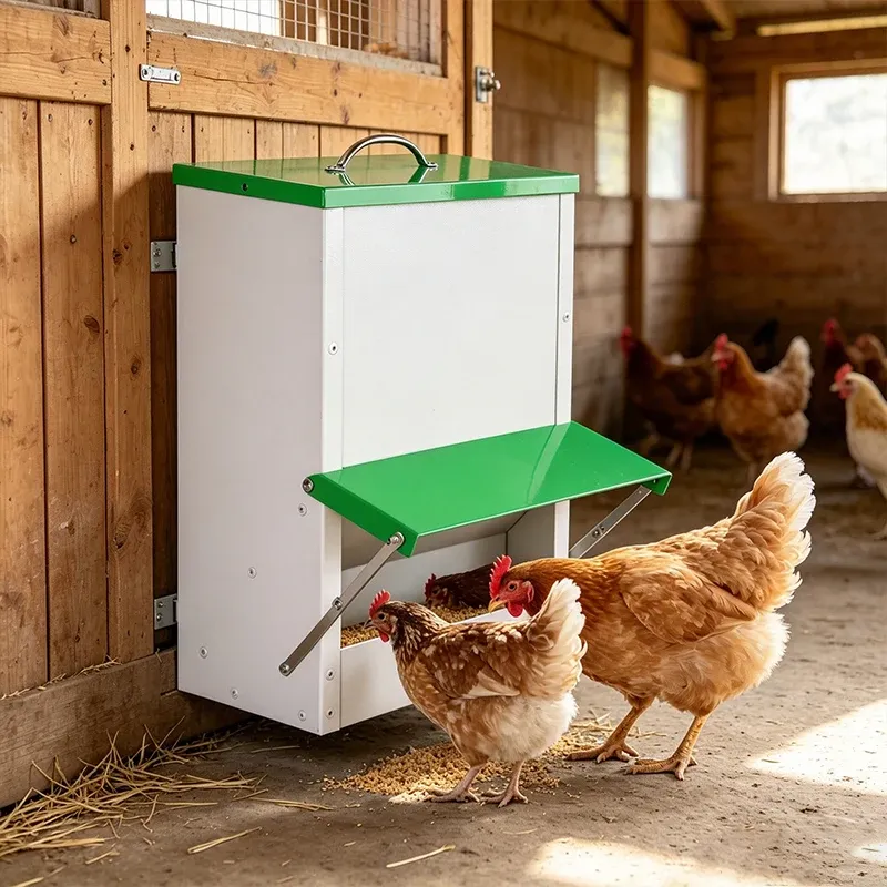 Mangeoire en métal grande capacité 25 LBS résistante intempéries