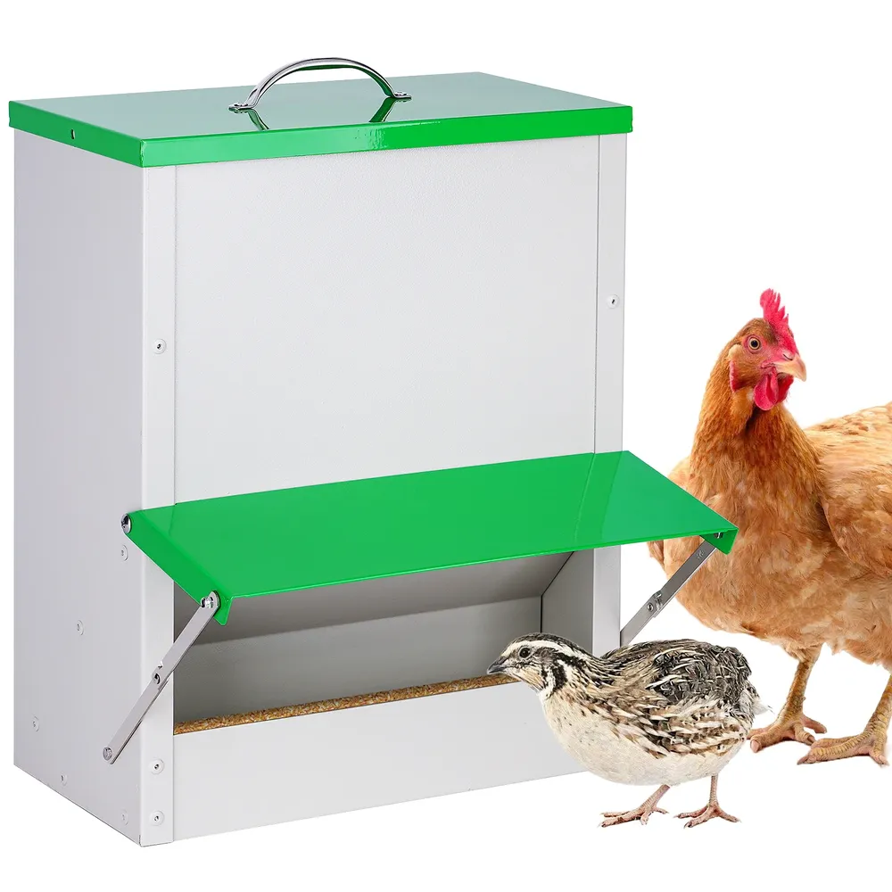 Mangeoire en métal grande capacité 25 LBS résistante intempéries