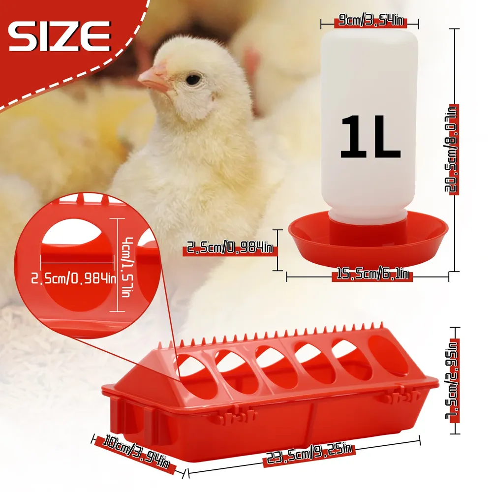 Mangeoire et abreuvoir automatique pour poussins