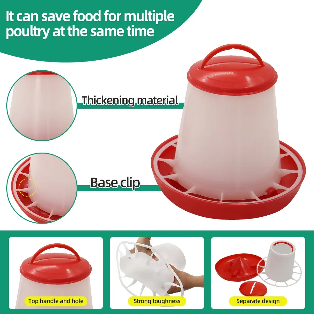 Mangeoire et abreuvoir automatiques pour volailles 3 kg et 3 L