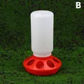 Mangeoire et abreuvoir épaissis pour volailles et poussins – Couleur Orange (B)