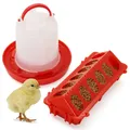 Mangeoire et abreuvoir pour poussins suspendu – 3