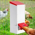Mangeoire murale en métal 3 kg avec couvercle rabattable – 2