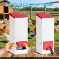 Mangeoire murale en métal 3 kg avec couvercle rabattable – 4