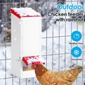 Mangeoire murale en métal 3 kg avec couvercle rabattable – 5