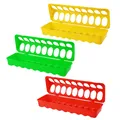 Mangeoire poulet 20 à 50 cm double rangée trous – 1