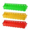 Mangeoire poulet 20 à 50 cm double rangée trous – 3