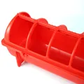 Mangeoire poulet 20 à 50 cm double rangée trous – 4