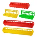 Mangeoire poulet 20 à 50 cm double rangée trous – 5