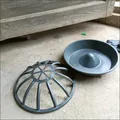 Mangeoire ronde anti-renversement pour poulets et canards – 2