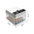 Mini incubateur œufs 10 à 36 œufs retournement ajout eau – Couleur 10 eggs