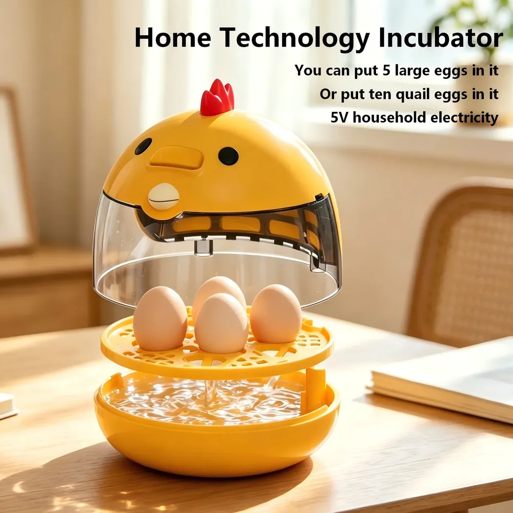 Mini incubateur œufs 5 à 10 œufs automatique écran LED