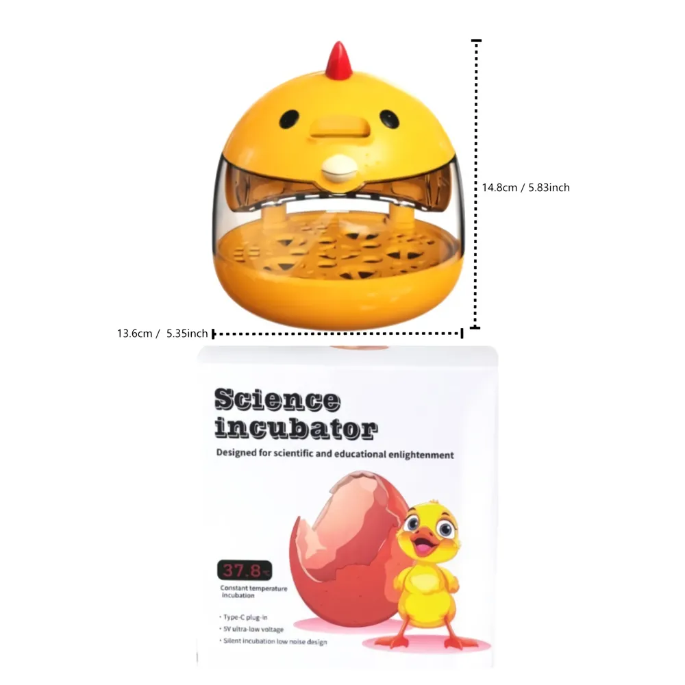 Mini incubateur œufs 5 à 10 œufs tension sécurisée 5V 2A
