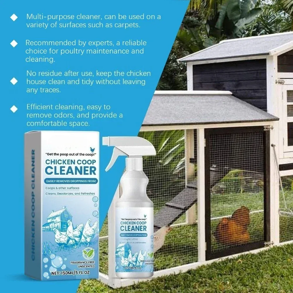 Nettoyant et désodorisant doux pour poulailler 150 ml