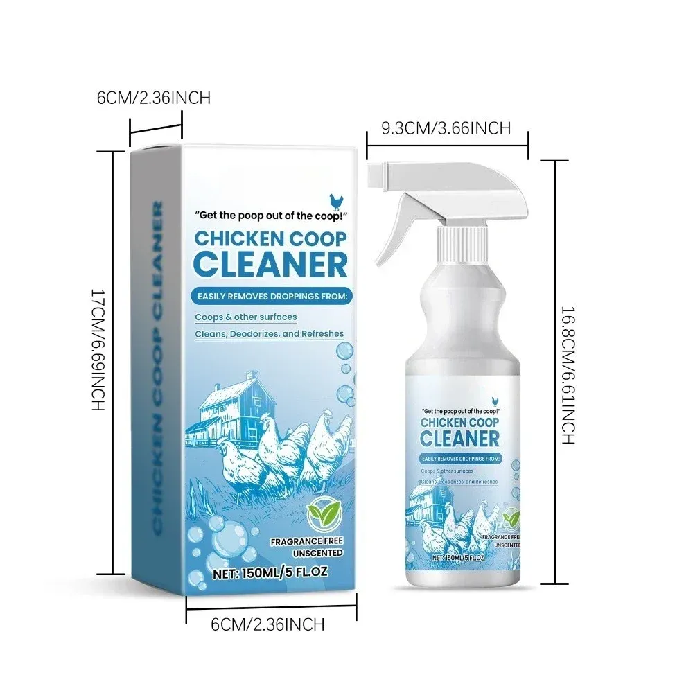 Nettoyant et désodorisant doux pour poulailler 150 ml