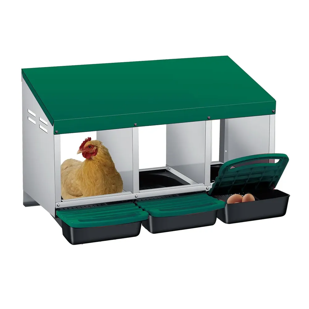 Nichoir à œufs avec collecte automatique pour poules et canards