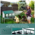 Nichoir à poules 3 compartiments métal avec collecte – 6