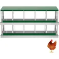 Nichoir à poules acier galvanisé 10 compartiments antirouille avec roulettes – 2