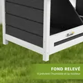 Nichoir en bois 3 compartiments toit asphalte imperméable – 7