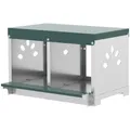 Nichoir en métal double compartiment plateau coulissant – 8