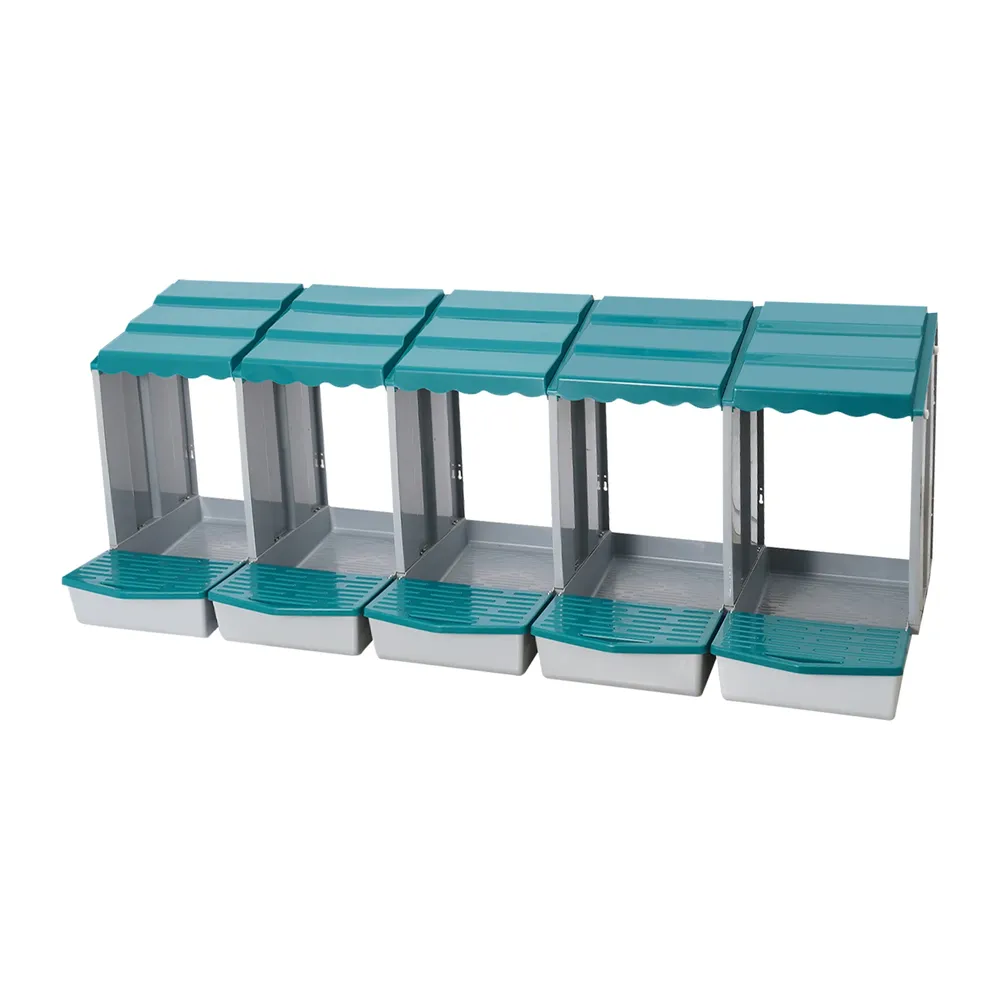 Nichoir mural à 5 compartiments avec collecte d'œufs