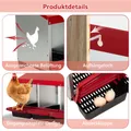 Nichoir poules 2 compartiments 48 à 53 cm acier galvanisé – 5