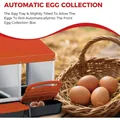 Nichoir poules acier galvanisé 4 compartiments avec plateau roulettes – 7