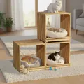 Nichoir poules bois 3 compartiments empêche œufs tomber – 5