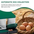 Nichoir poules métal 3 compartiments avec tiroir amovible – 5