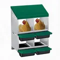 Nichoir poules métal 4 compartiments ventilé et antirouille – 2