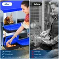 Nichoir poules métal 6 à 10 compartiments avec ou sans pieds – 5