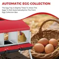 Nichoir poules mobile acier galvanisé plateau coulissant – 2
