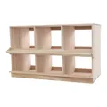 Nichoir ventilé 2 niveaux 6 compartiments avec repose-pieds – 1