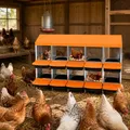 Nid à poules multi-compartiments avec collecte d'œufs – 1