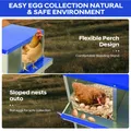 Nid d'œufs en acier à 6 compartiments avec pieds – 3