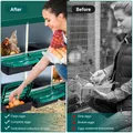 Nid d'œufs poules 6 compartiments métalliques à roulettes – 4