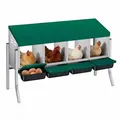 Nid de ponte poules métal pliable 4 compartiments avec pieds – 1