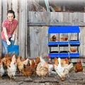 Nid poules 2 niveaux métal plateau amovible résistant rouille – 2