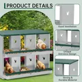 Nid poules 3 à 8 compartiments deux niveaux avec grands aérations – 3