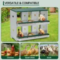 Nid poules 3 à 8 compartiments deux niveaux avec grands aérations – 5